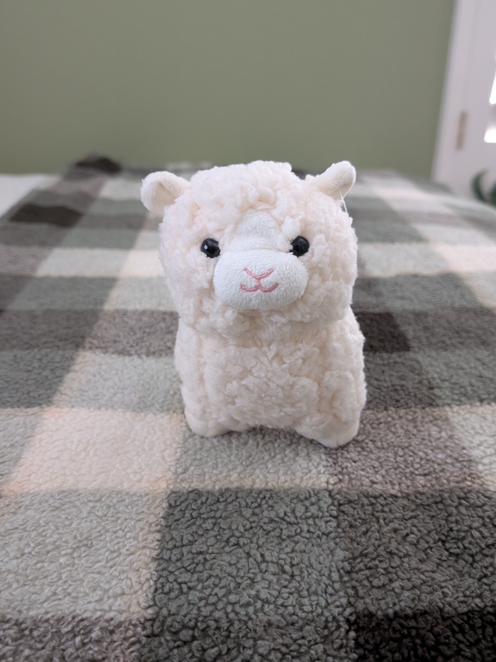 Plush Cream Llama Stuffed Animal